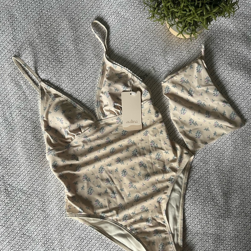 Floral One Piece Swimsuit- NWT